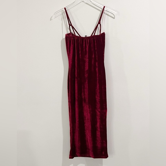 GoJane Velvet Bodycon Dress Size Medium - Picture 6 of 7